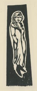 Standing little girl