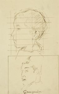 Heads of a Boy and a Man