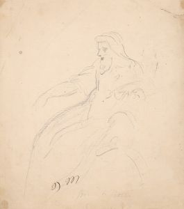Bearded Man Seated.