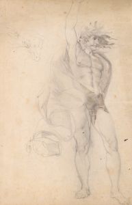 Man with Raised Hand