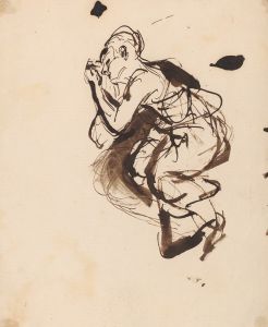 Sketch of a Sleeping Woman