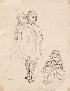 Two Adults and Child
