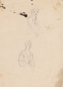 Two Sketches of Woman.