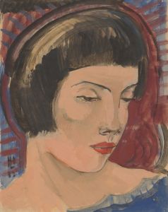 Woman’s head to the right