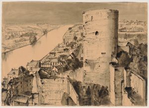Blick von der Burg Chinon auf die Vienne