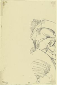 Head of a sleeping woman