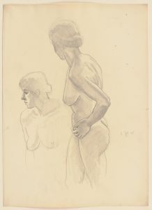 Two female nudes