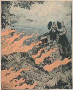 Affiche voor Die Walküre van Richard Wagner