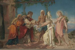Tobias Brings His Bride Sarah to the House of His Father, Tobit