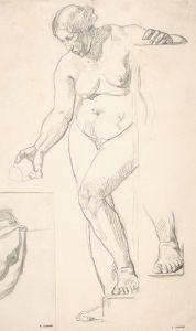 Standing Nude Female Figure