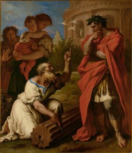 Tarquin the Elder Consulting Attus Navius