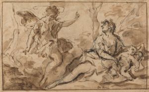The Angel Appearing to Hagar and Ishmael