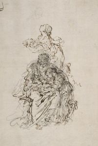 Studies for an Education of the Virgin; Saint Anne Teaching the Virgin to Read