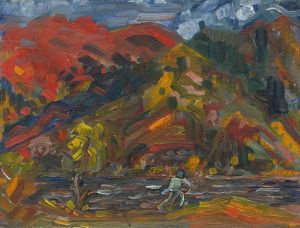 Man on the river bank