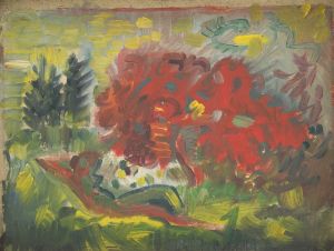Reclining Nude in a Garden