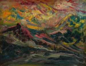 Sunset in the Mountains