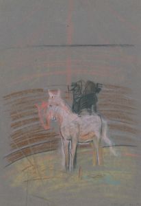 Sketch of a Horse in a Ring