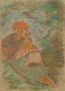 Resting Woman with a Basket