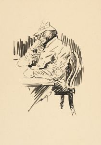 At the table