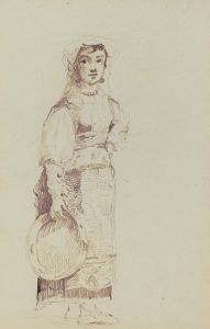 Woman with a Tambourine