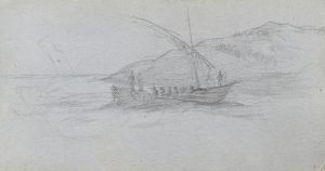 Seascape and Figure