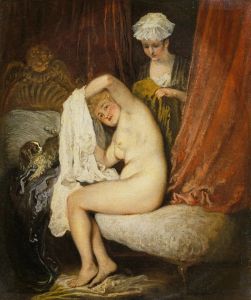 A Woman at Her Toilet