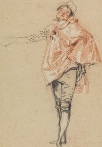Study of a Standing Dancer with an Outstretched Arm