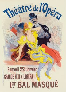 Poster For The 1er. Bal Masqué, La Grande Fête À L’opéra, 22 Janvier