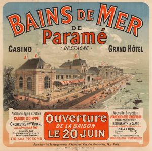Bains de mer de Paramé , Grand Hôtel, ouverture de la saison le 20 juin