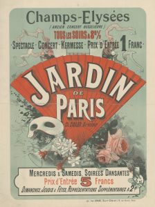 Champs-Elysées , Jardin de Paris, Ch. Zidler