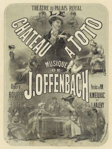 Théâtre du Palais-Royal. Château à Toto. Musique de J. Offenbach