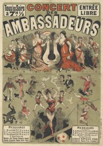 Tous les soirs. Concert des Ambassadeurs. Mesdames Rivière, Faure, Dufresny, Messieurs Arnaud, Bruet, Libert