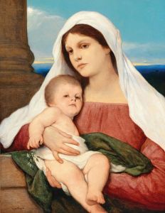 Madonna And Child In An Open Landscape