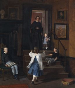 The Artist’s Wife and Children in the Studio at Charlottenborg