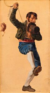 Italian. Study for The St. Anthony Feast Day in Rome