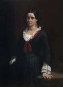 Portrait of Miss Vilhelmine  Hage, later Mrs. Heise
