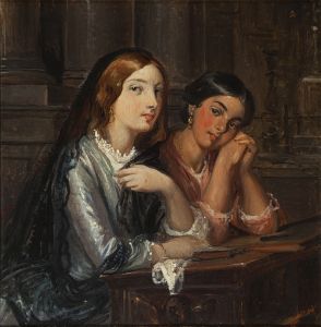 Venetian women in a church