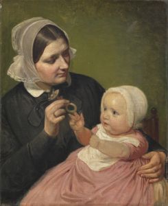 The Artist’s Wife and Their Son Poul