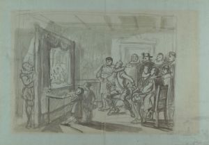 Don Quixote and Others Attending Master Peter’s Puppet Show