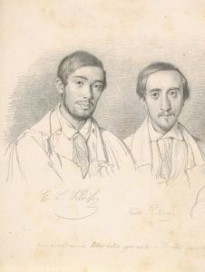 Double Portrait of the Artists E.F. Kloss and G. Pellicia