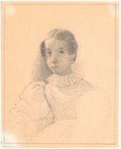 Portræt af Adelaide Emilie Waagepetersen