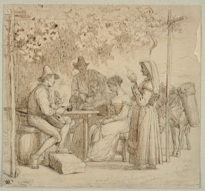 Udenfor et osteri