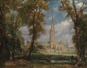 Salisbury Cathedral from the Bishop’s Grounds
