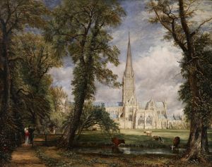 Salisbury Cathedral from the Bishop’s Garden