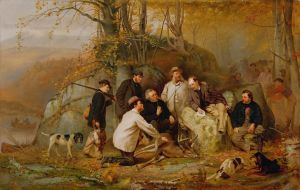 Claiming The Shot; A Group Of Portraits After The Hunt In The Adirondacks