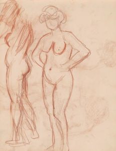 Two Standing Nudes