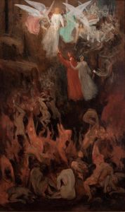 Dante e Virgílio ascendendo ao Paraíso