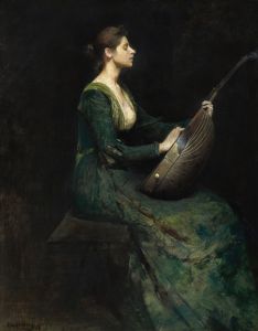Lady with a Lute