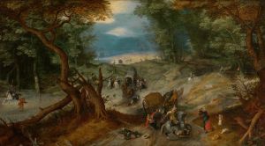 Travallers Attacked by Soldiers