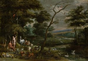 Adam and Eve in Paradise